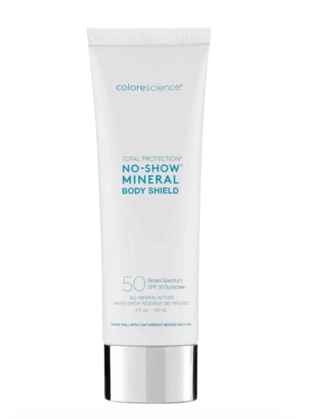 NWT Colorescience Total Protection No-Show Body Shield SPF 50 4 fl oz